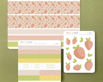 Strawberry Sticker Set
