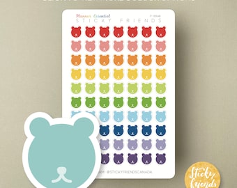 Bear Stickers Sheet