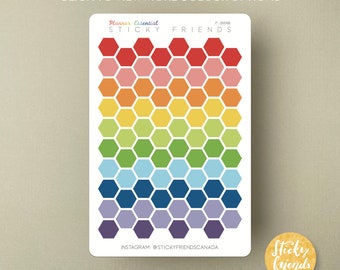 Plain Hexagon Label