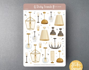 Chandelier Sticker Sheet