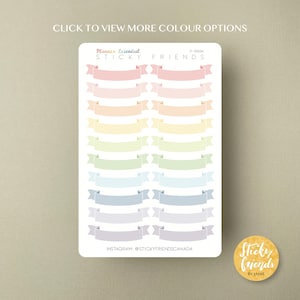 ruban adhésif bannière | Feuille d'autocollants Bujo pastel arc-en-ciel Sticker journal Bullet Sticker icône agenda Quotidien Hebdomadaire Mensuel
