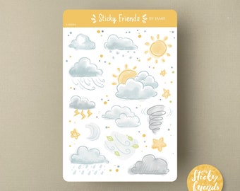 Weather Sticker Sheet