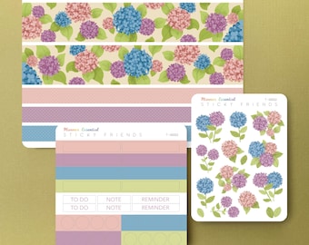 Hydrangea Sticker Set