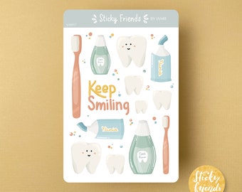 Dental Care Sticker Sheet