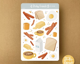 Breakfast Sticker Sheet