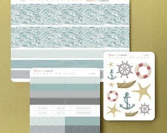 Ocean Waves Sticker Set