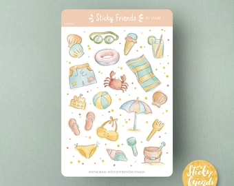 Beach Sticker Sheet