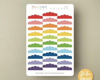 Small Scalloped Edge Stickers
