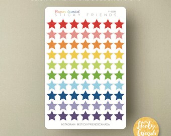 Stars Stickers Sheet