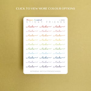 TO DO Header Planner Stickers: Planner Journaling Stickers