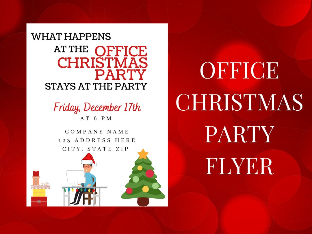 editable-office-christmas-party-flyer-email-invite-company-holiday-flyer-template-editable-flyer-etsy