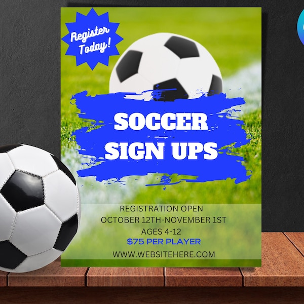 Soccer Sign - Etsy