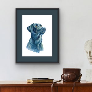 That Lab Look, Original Art Labrador Dog Watercolour Painting by Award ...