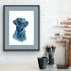 That Lab Look, Original Art Labrador Dog Watercolour Painting by Award ...