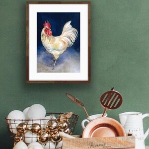 Chanticleer, Fine Art Giclee 10x8&quot; Art Print