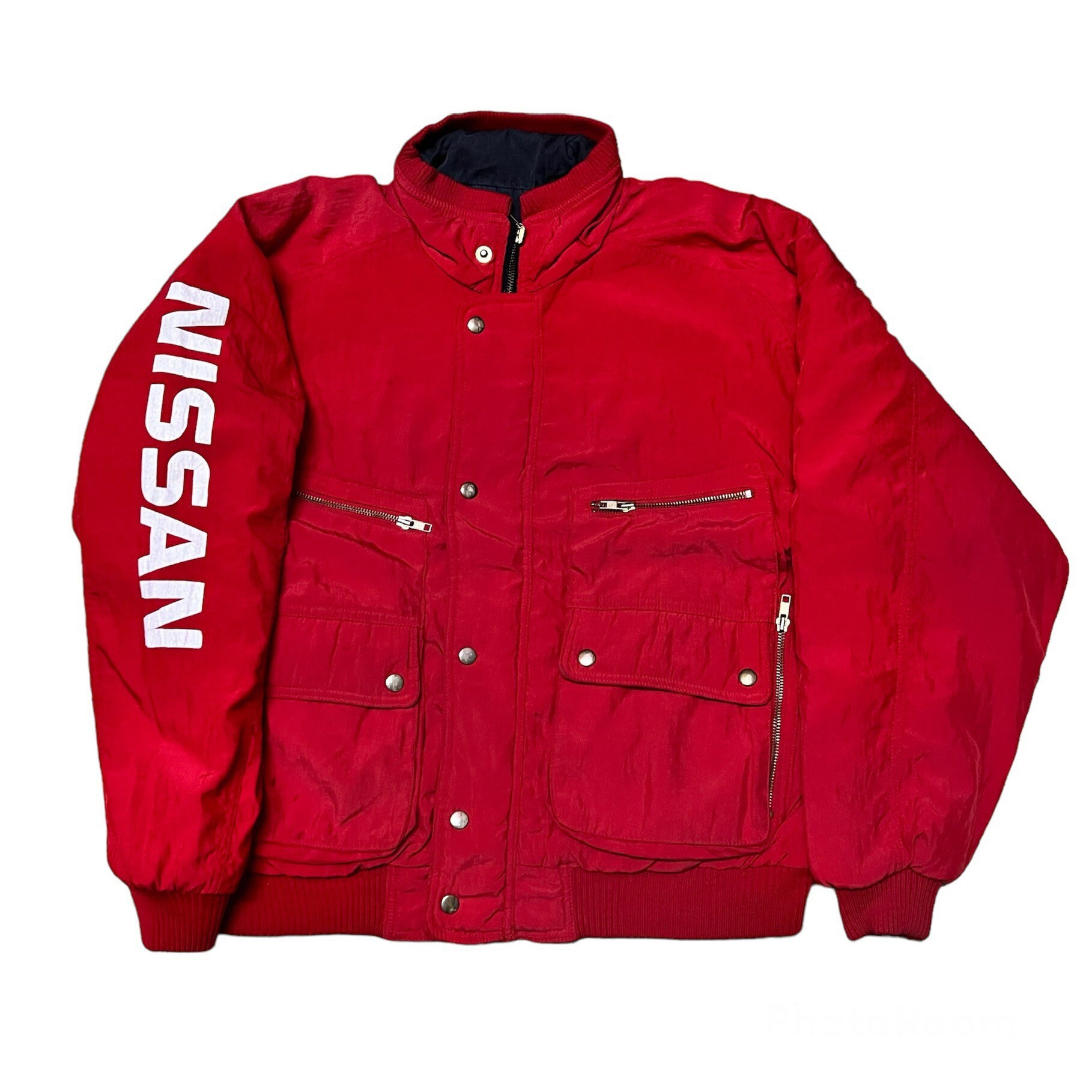 Vintage Nissan Racing Jacket Big Logo Bomber Jacket