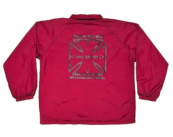 Vintage Von Dutch Big Logo Coach Jacket