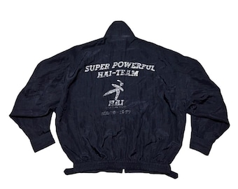 ジャケット・アウター HAI Sporting Gear 1985AW Bomber Vintage 80s HAI Sporting Gear Issey Miyake Nylon Bomber Jacket (M