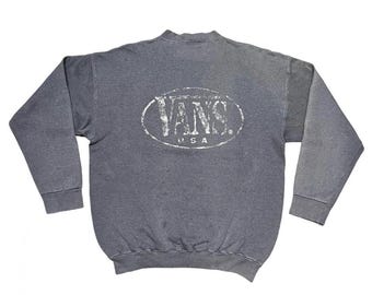 Sudadera vintage con logotipo grande de Vans USA