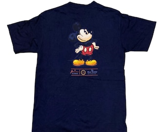 Vintage Musse Pigg T-shirt, Disney Store Stor Logotyp, Storlek M