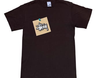Vintage Stussy Big Logo T-shirt Size S - Etsy