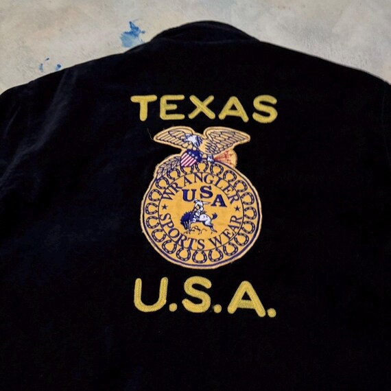 Vintage Wrangler FFA Style Jacket Big Logo Size L - Etsy