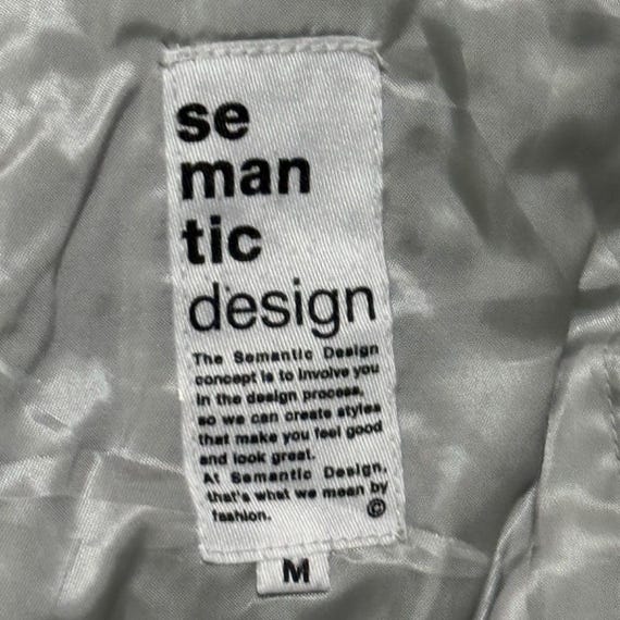 Semantic Design Punk Style Jacket - image 7