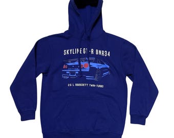 Nissan GTR R34 Nismo Big Logo Racing Hoodie