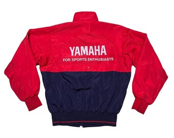 YAMAHA TEAMナイロンジャケット レッド Yahoo!オークション -「ヤマハ ジャケット ナイロン」の落札相場