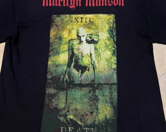 Vintage 2000 Marilyn Manson Big Logo T Shirt Giant Tag - Etsy