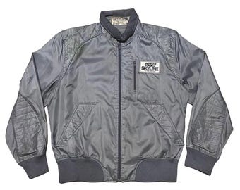 Vintage 80s Issey Miyake Skyline Bomber Jacket - Japanese Designer