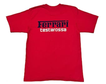 Vintage Ferrari Big Logo T Shirt