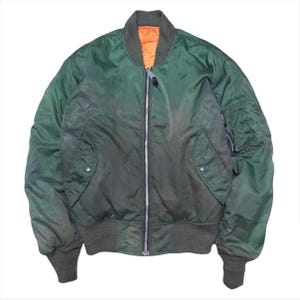 Vintage Distressed USAF Bomber Jacket Flight Jacket L Size