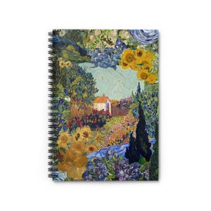 Painting Spiral Notebook: Ruled Line Journal - Artist Gift