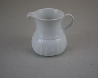 Thomas Lanzette white vintage porcelain milk jug cream pourer 60s 70s