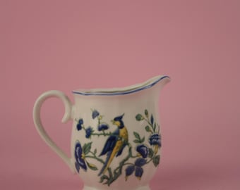 Villeroy & Boch Phoenix Malva blue creamer milk jug vintage tableware Country Collection small jug