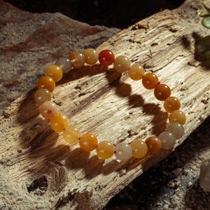 8MM,Peach Moonstone Bracelet