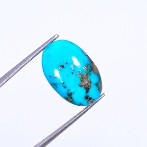 5.90Ct AAA Natural Persian Turquoise - Natural Turquoise Gemstone - Oval Turquoise Cabochon.