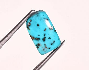 Türkis Edelstein: 3,50 Ct Rechteck Cabochon