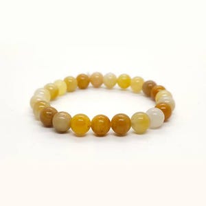 Peach Moonstone Bracelet: 8MM Natural Gemstone Beads