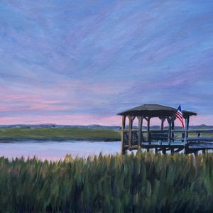 Marsh Print, Marsh Landscape Print, Marsh Art Print, Marsh Painting, Low Country Print, Coastal Marsh Print, Low Country Wall Art, Coastal