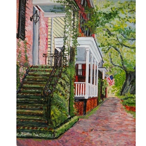 Savannah Georgia Art Print: Historic Southern Architecture