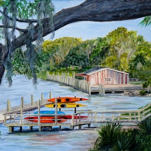 Savannah Marsh Art Print: Coastal Georgia Landscape