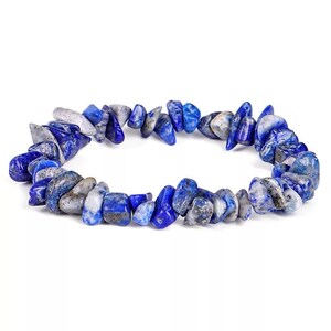 Blue Lapis natural elastic bracelet