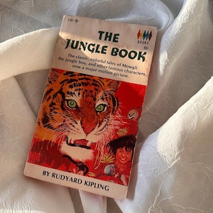 The Jungle Book - 1967 Version: Tempo Books; Jungle Book Illustration Book; Vintage Jungle Book; 1960&#39;s Jungle Book