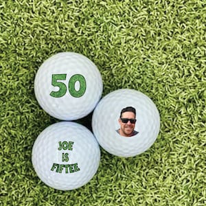 Personalisierte Golfbälle: Personalisiertes Foto oder Text