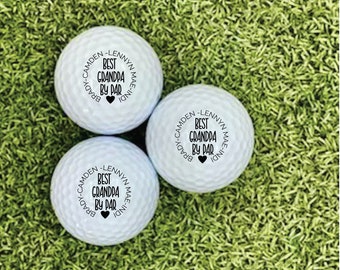 Grandpa Golf Gifts| Custom Golf Balls | Personalized Gifts for Grandpa | Golf Birthday Gifts | Golf Gift | Groomsmen Gifts | Wedding Favors