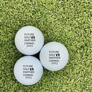 Custom Golf Balls | Personalized Gifts | Promote to Dad | Baby Gifts | Golf Gift | Baby Shower | Baby Announcement | New Dad Gifts