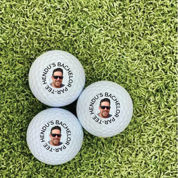 Custom Golf Balls | Personalized Gifts | Funny Golf Balls  | Bachelor Party  | Golf Gift | Groomsmen Gifts | Best Man | Wedding Favors |