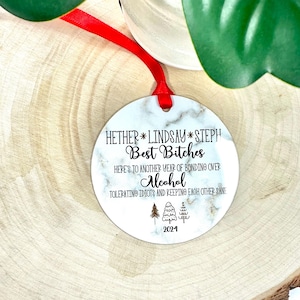 Best Friend Ornament | Personalized Gift | Custom Ornament | Best Friend Gifts | Christmas Ornaments | Christmas Gifts | Christmas Exchange